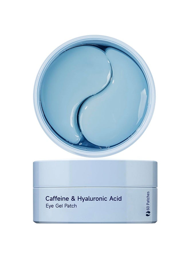 تيريز آند أونر رقعة جل للعين تحتوي على الكافيين وحمض الهيالورونيك، رقع تحت العين للهالات السوداء - الانتفاخ والجيوب تحت العين مع الكافيين، حمض الهيالورونيك، النياسيناميد - تفتيح تحت العين، ترطيب، مكافحة التجاعيد وتبريد (60 رقعة) - Image 1